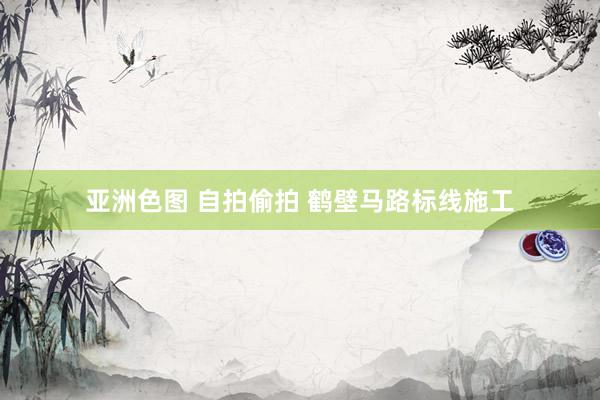 亚洲色图 自拍偷拍 鹤壁马路标线施工