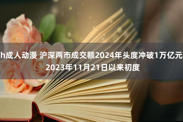 h成人动漫 沪深两市成交额2024年头度冲破1万亿元 2023年11月21日以来初度