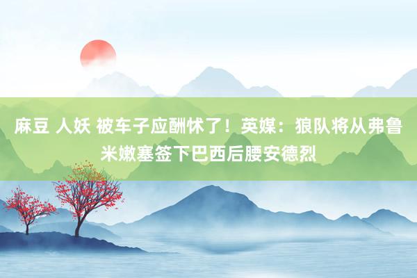 麻豆 人妖 被车子应酬怵了！英媒：狼队将从弗鲁米嫩塞签下巴西后腰安德烈