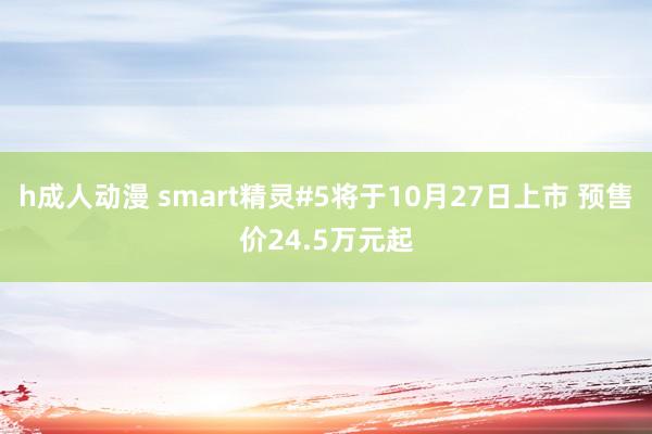 h成人动漫 smart精灵#5将于10月27日上市 预售价24.5万元起