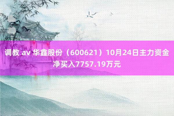 调教 av 华鑫股份（600621）10月24日主力资金净买入7757.19万元