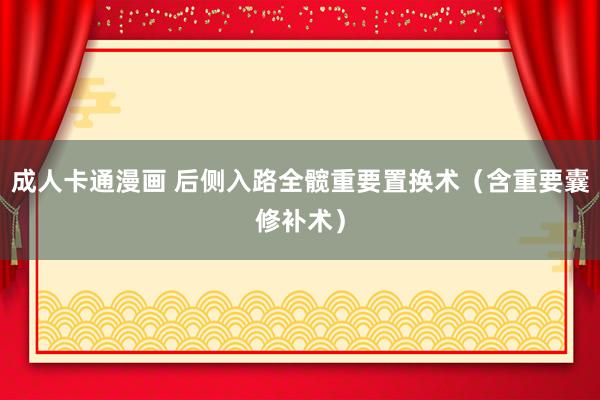 成人卡通漫画 后侧入路全髋重要置换术（含重要囊修补术）