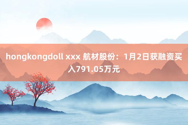 hongkongdoll xxx 航材股份：1月2日获融资买入791.05万元