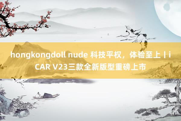 hongkongdoll nude 科技平权，体验至上丨iCAR V23三款全新版型重磅上市