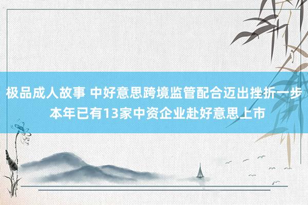 极品成人故事 中好意思跨境监管配合迈出挫折一步  本年已有13家中资企业赴好意思上市